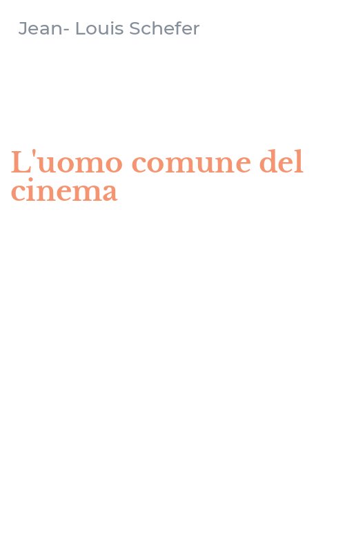 L'uomo comune del cinema
