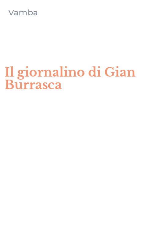 Il giornalino di Gian Burrasca