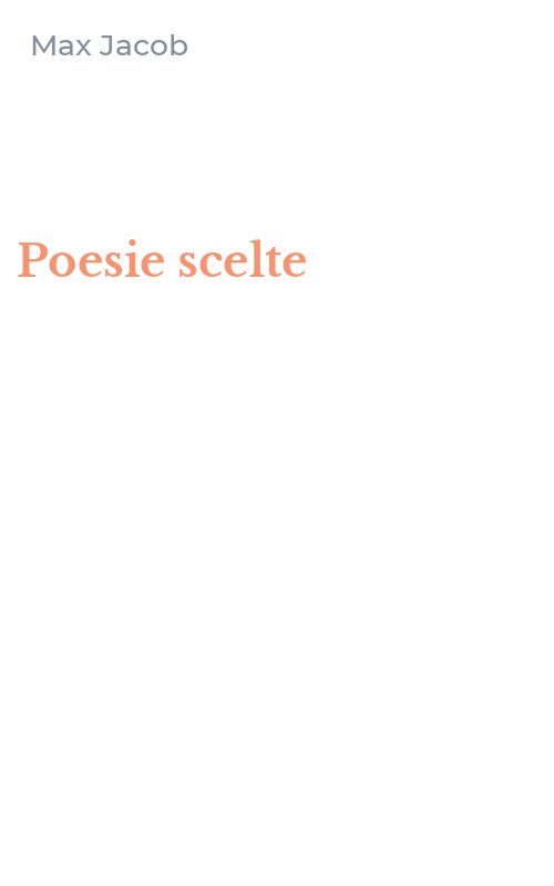 Poesie scelte