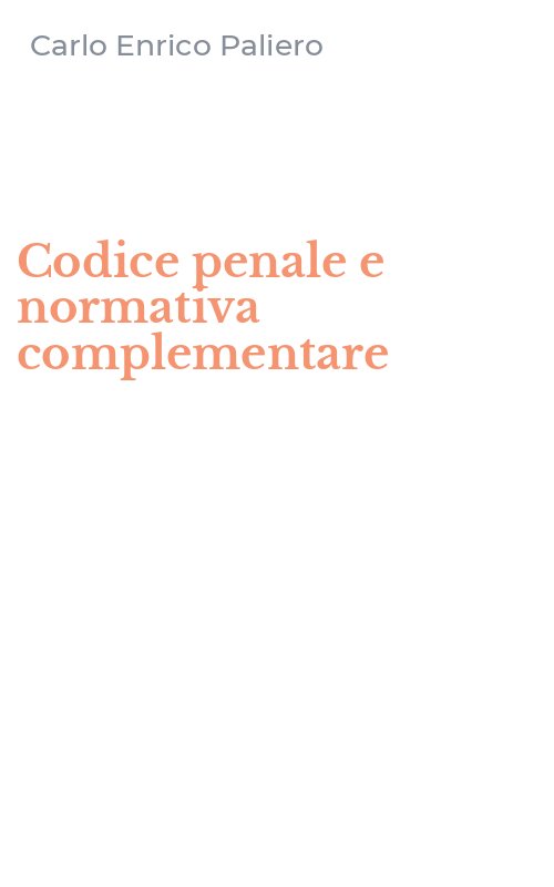 Codice penale e normativa complementare