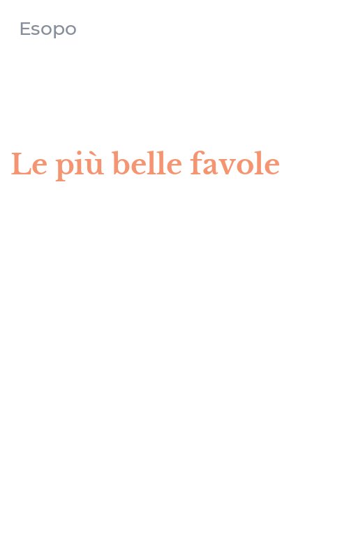 Le più belle favole