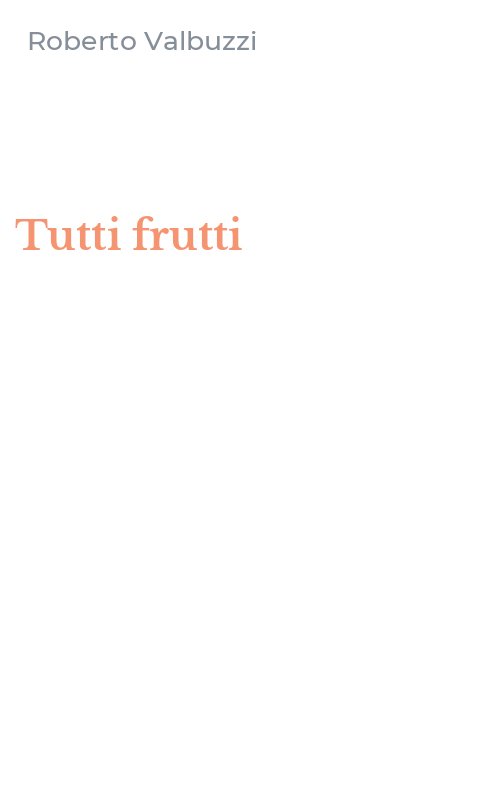 Tutti frutti