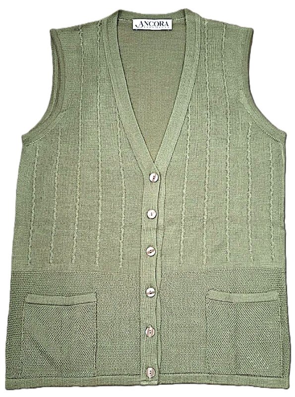 GILET ESTIVO MISTO COTONE GRIGIO