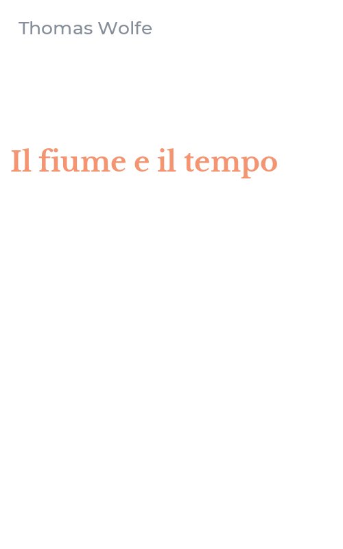 Il fiume e il tempo