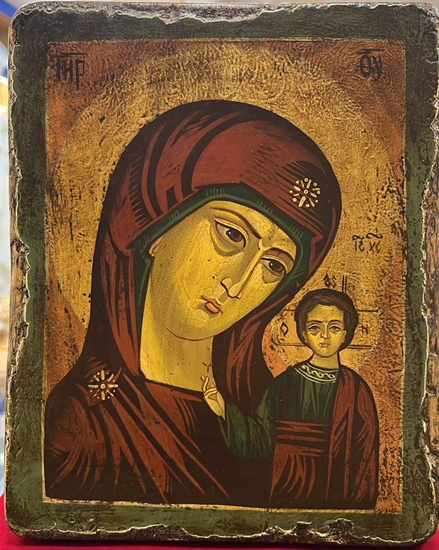 MADONNA DI KAZAN 18X22 CM