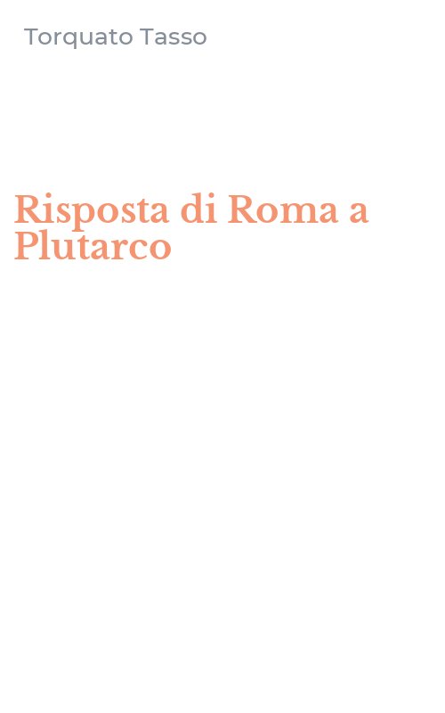 Risposta di Roma a Plutarco