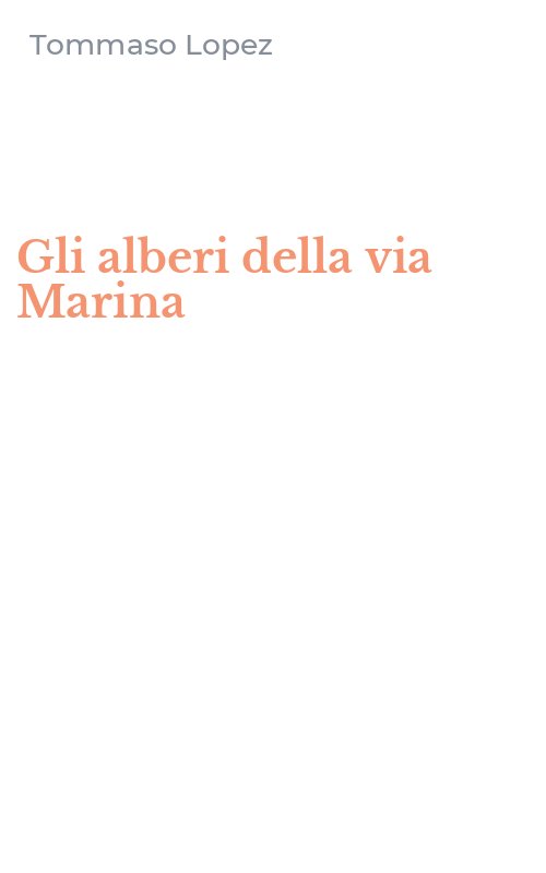 Gli alberi della via Marina