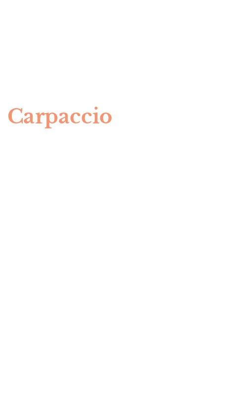 Carpaccio