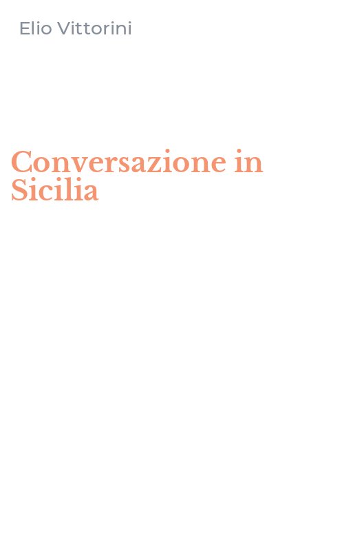 Conversazione in Sicilia