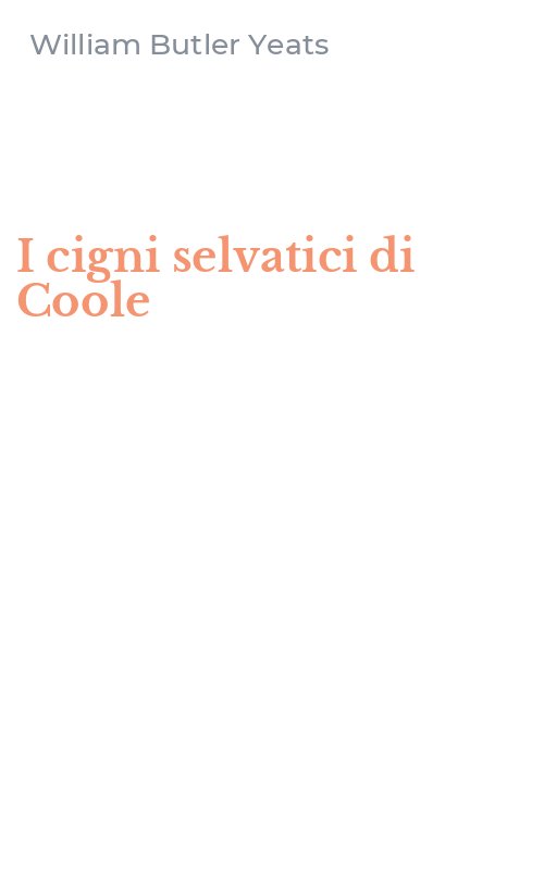 I cigni selvatici di Coole