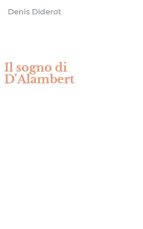 Il sogno di D'Alambert