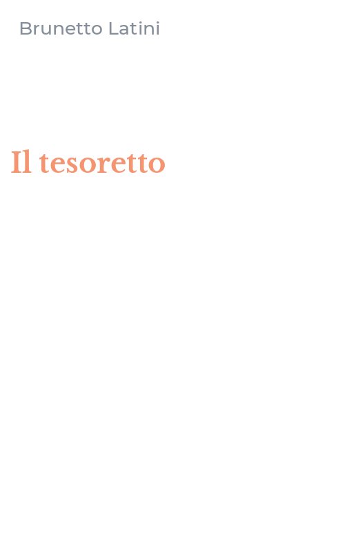 Il tesoretto