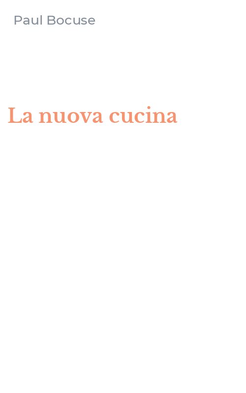 La nuova cucina