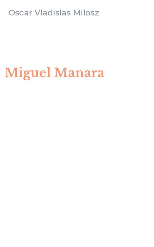 Miguel Manara