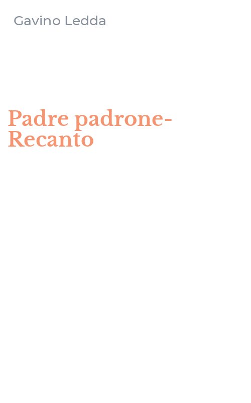 Padre padrone-Recanto