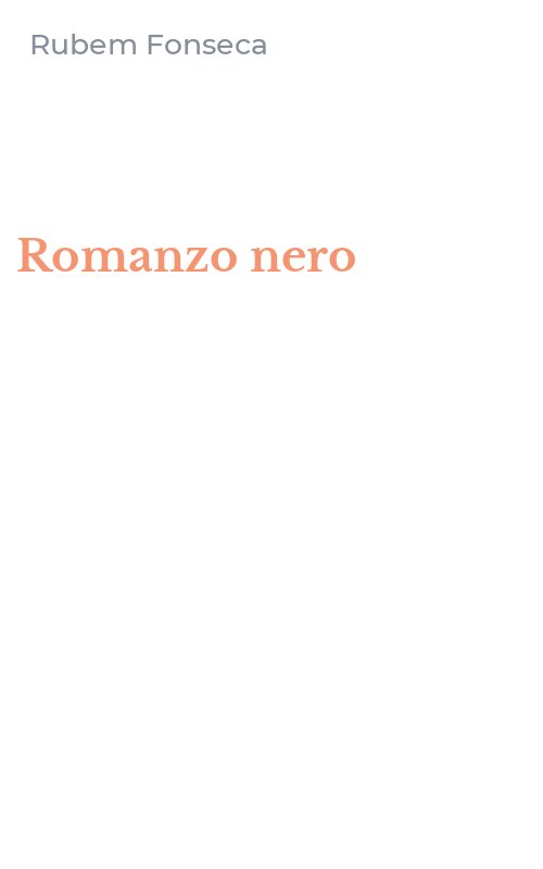 Romanzo nero