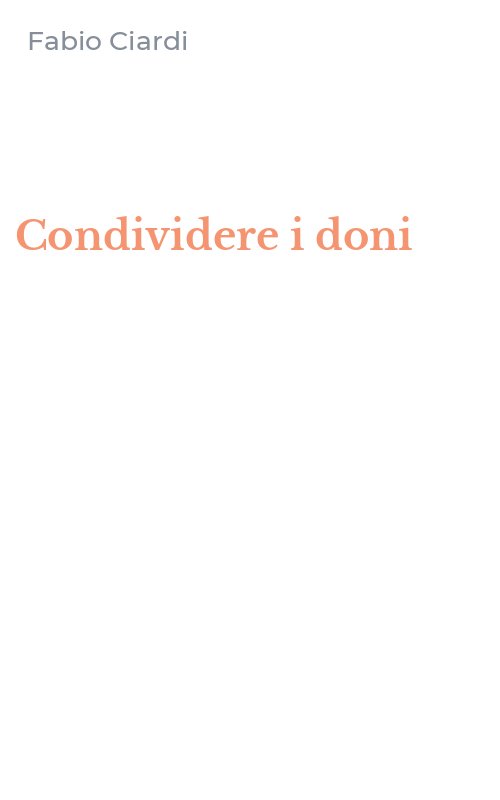 Condividere i doni