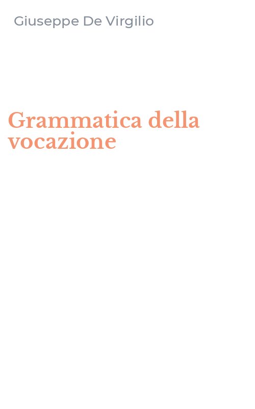 Grammatica della vocazione
