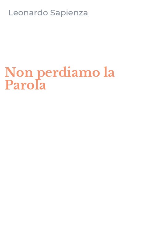 Non perdiamo la Parola