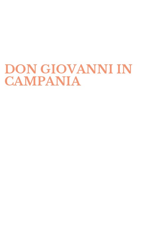 DON GIOVANNI IN CAMPANIA