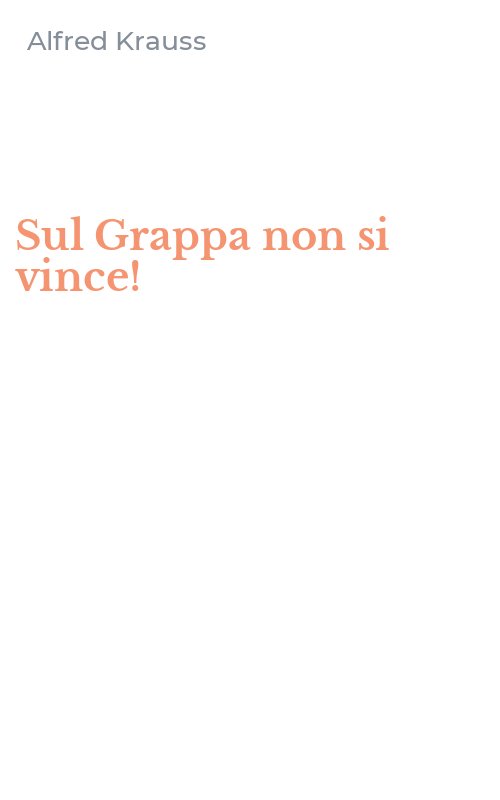 Sul Grappa non si vince!