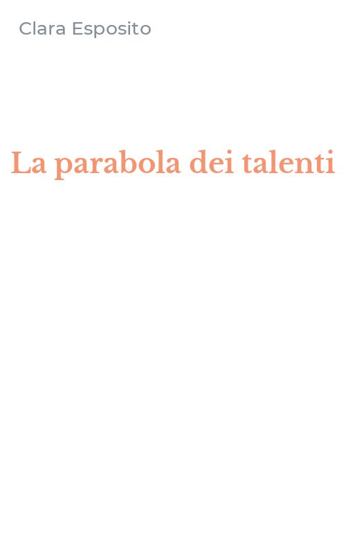 La parabola dei talenti