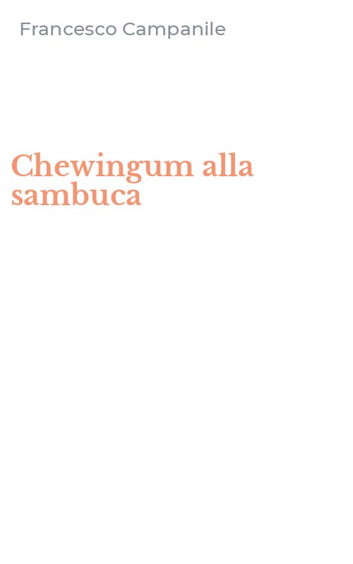 Chewingum alla sambuca