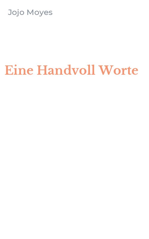 Eine Handvoll Worte