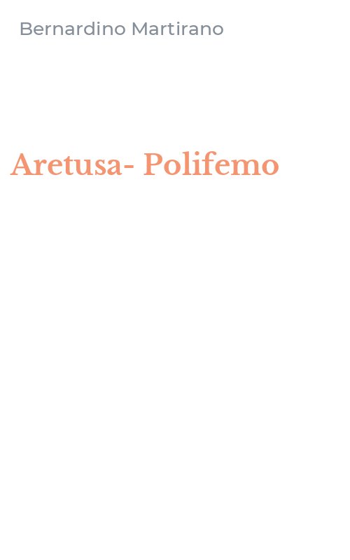 Aretusa-Polifemo