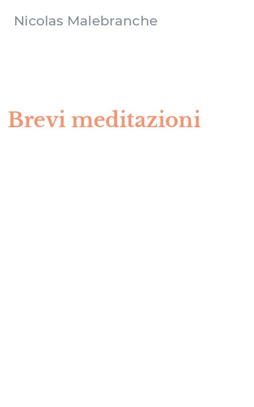 Brevi meditazioni