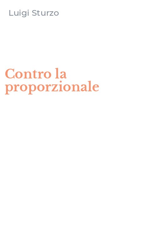 Contro la proporzionale