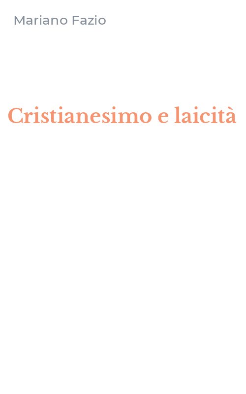 Cristianesimo e laicità