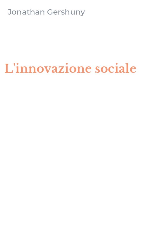 L'innovazione sociale