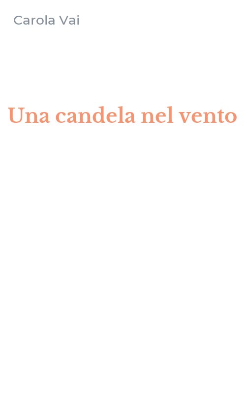 Una candela nel vento