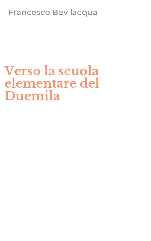 Verso la scuola elementare del Duemila