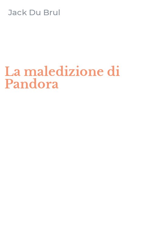 La maledizione di Pandora