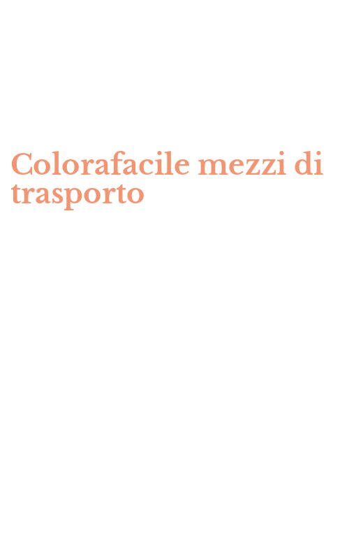 Colorafacile mezzi di trasporto
