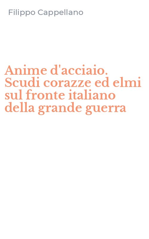 Anime d'acciaio. Scudi corazze ed elmi sul fronte italiano della grande guerra