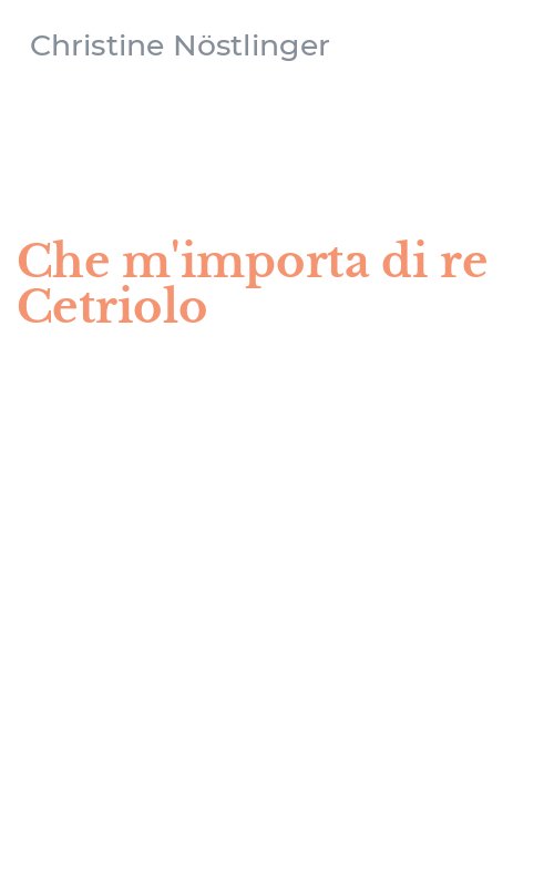 Che m'importa di re Cetriolo