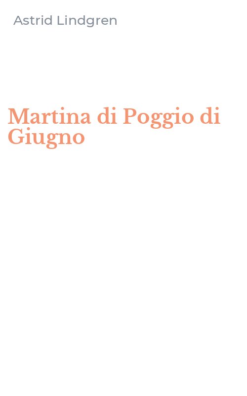 Martina di Poggio di Giugno
