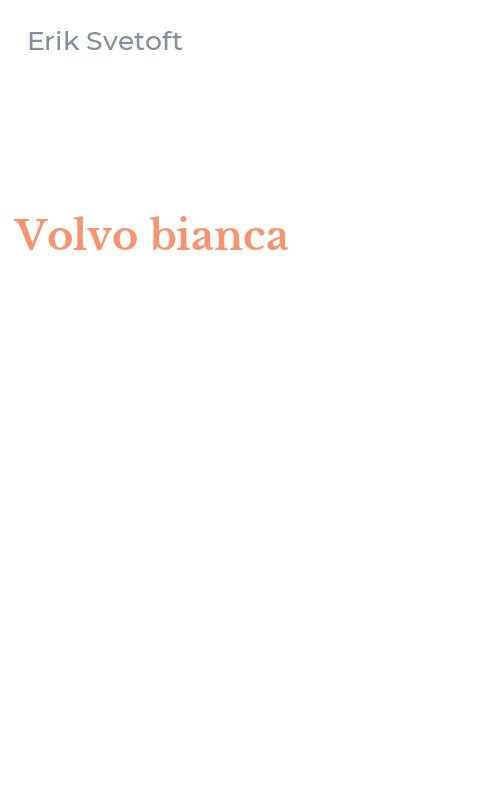 Volvo bianca