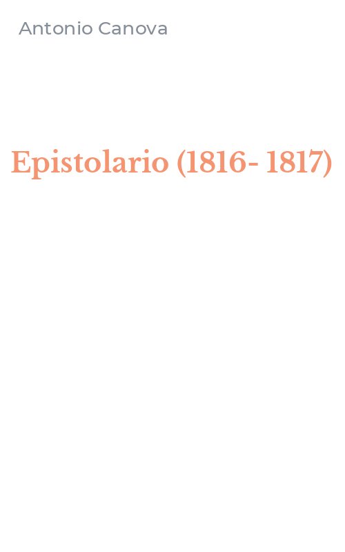 Epistolario (1816-1817)