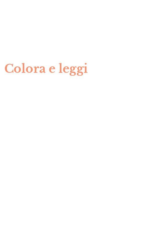Colora e leggi