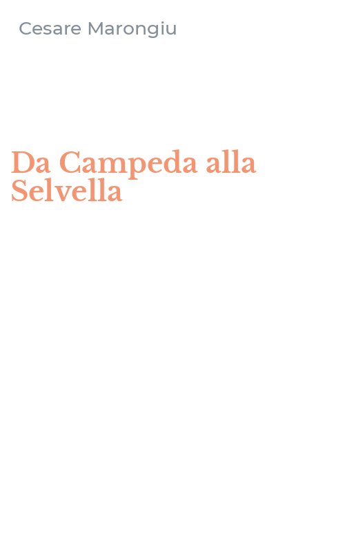 Da Campeda alla Selvella