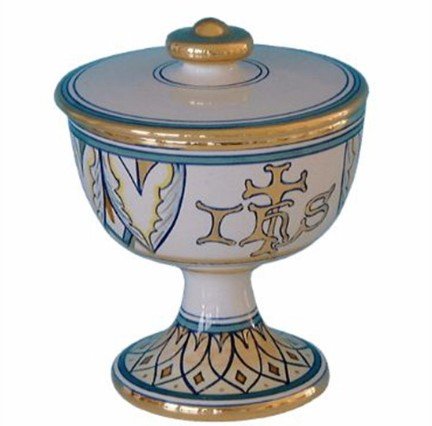 Pisside con coperchio