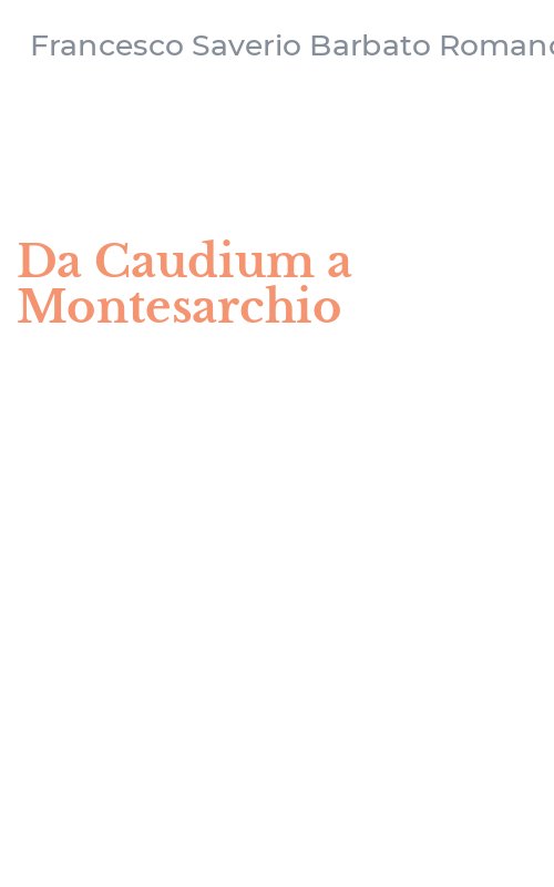 Da Caudium a Montesarchio