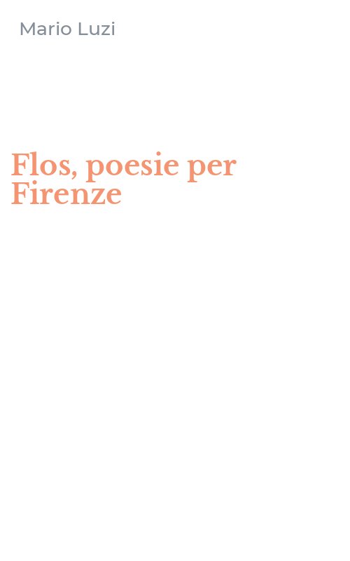 Flos, poesie per Firenze