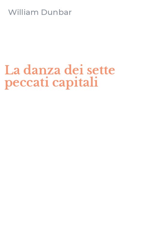 La danza dei sette peccati capitali