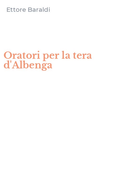 Oratori per la tera d'Albenga