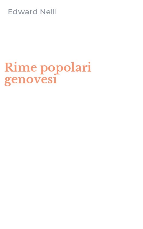 Rime popolari genovesi